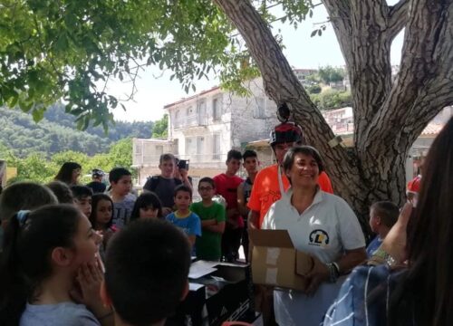 Seminar for your mountain biker in Agiasos square by Lesvos Trail